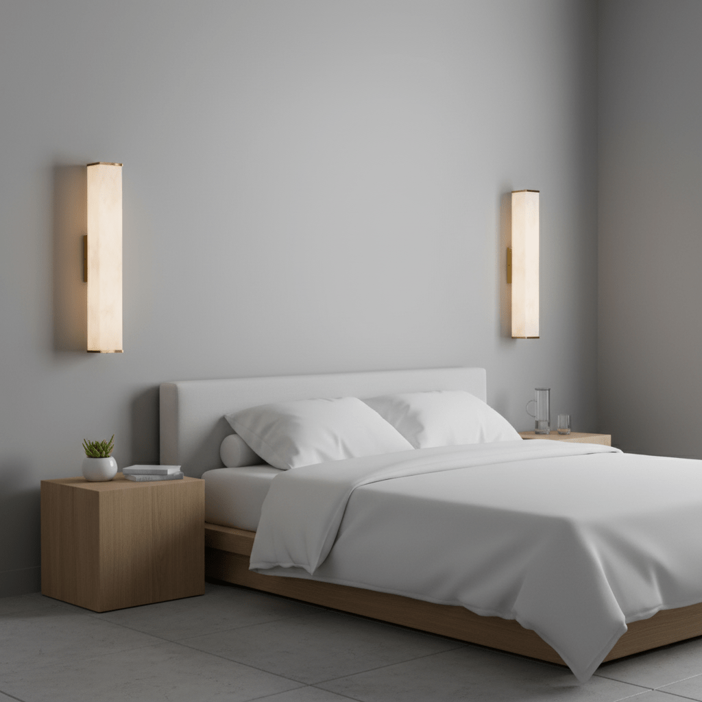 Caboze Alabaster Wall Light