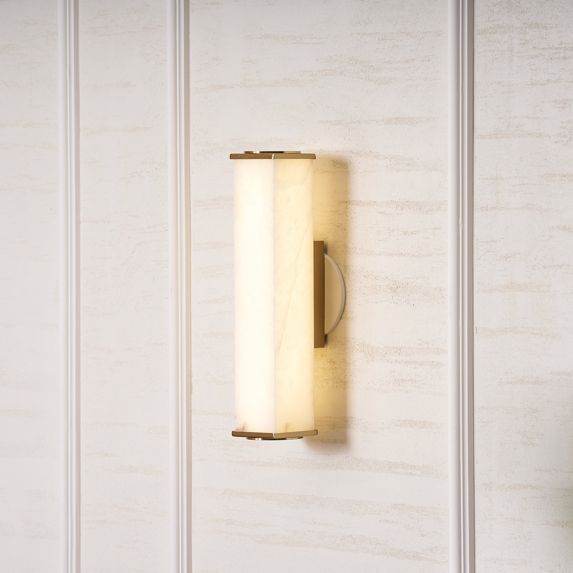 Caboze Alabaster Wall Light
