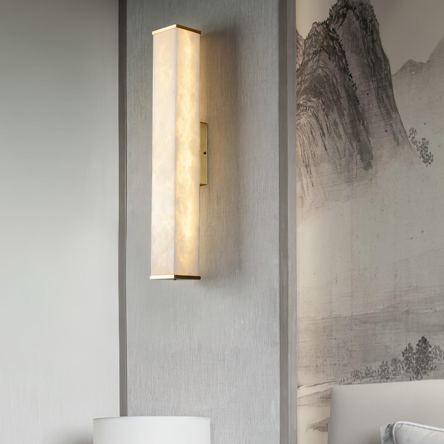 Caboze Alabaster Wall Light