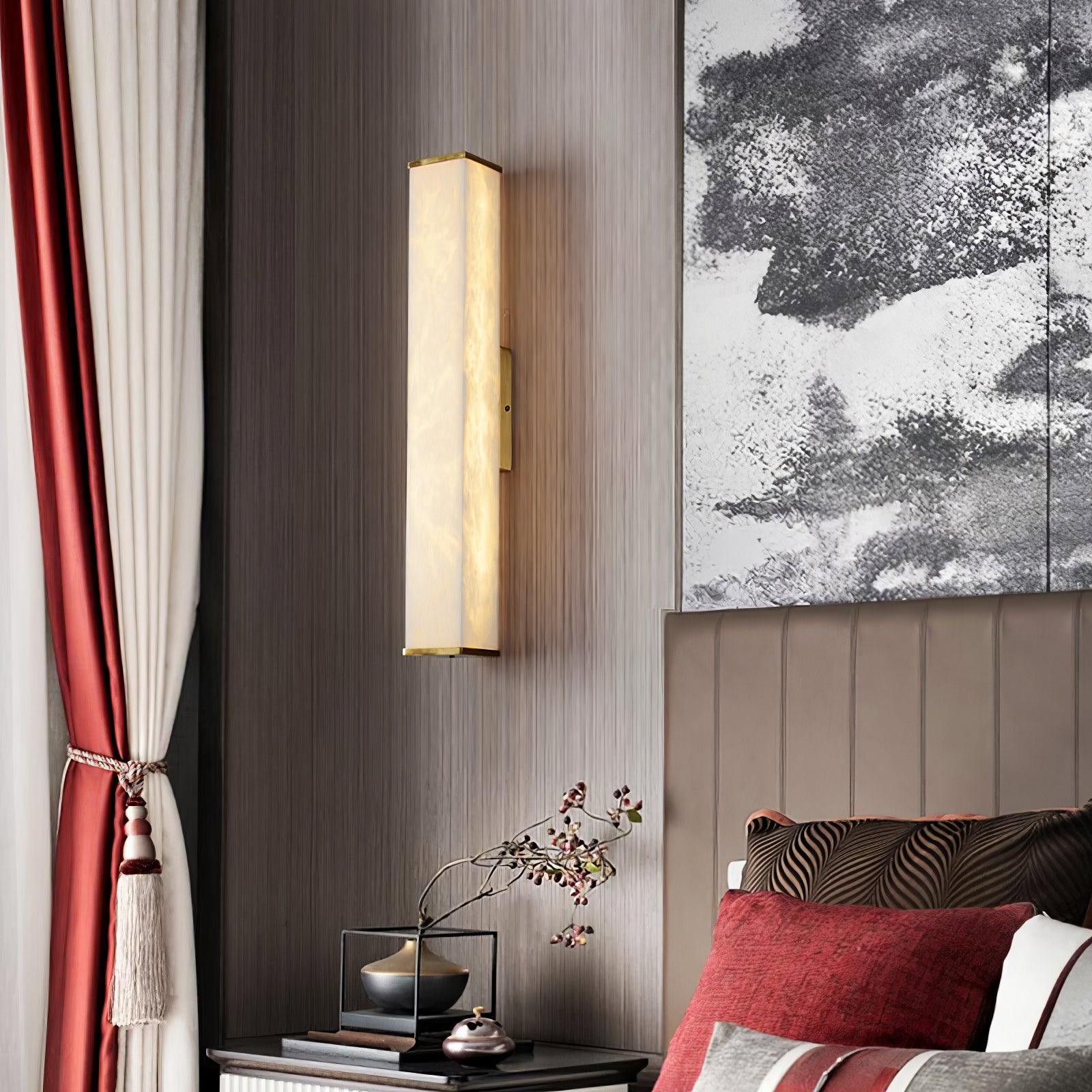 Caboze Alabaster Wall Light
