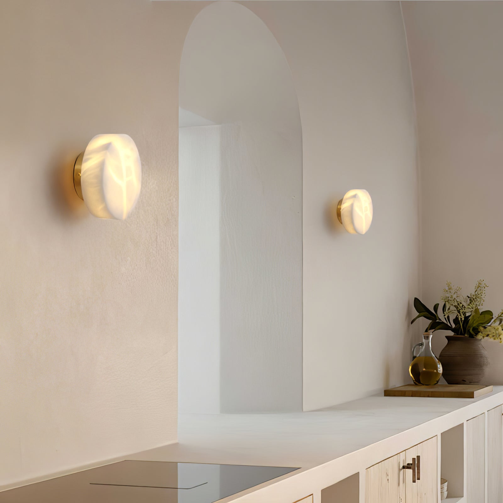 Yovena Alabaster Wall Light