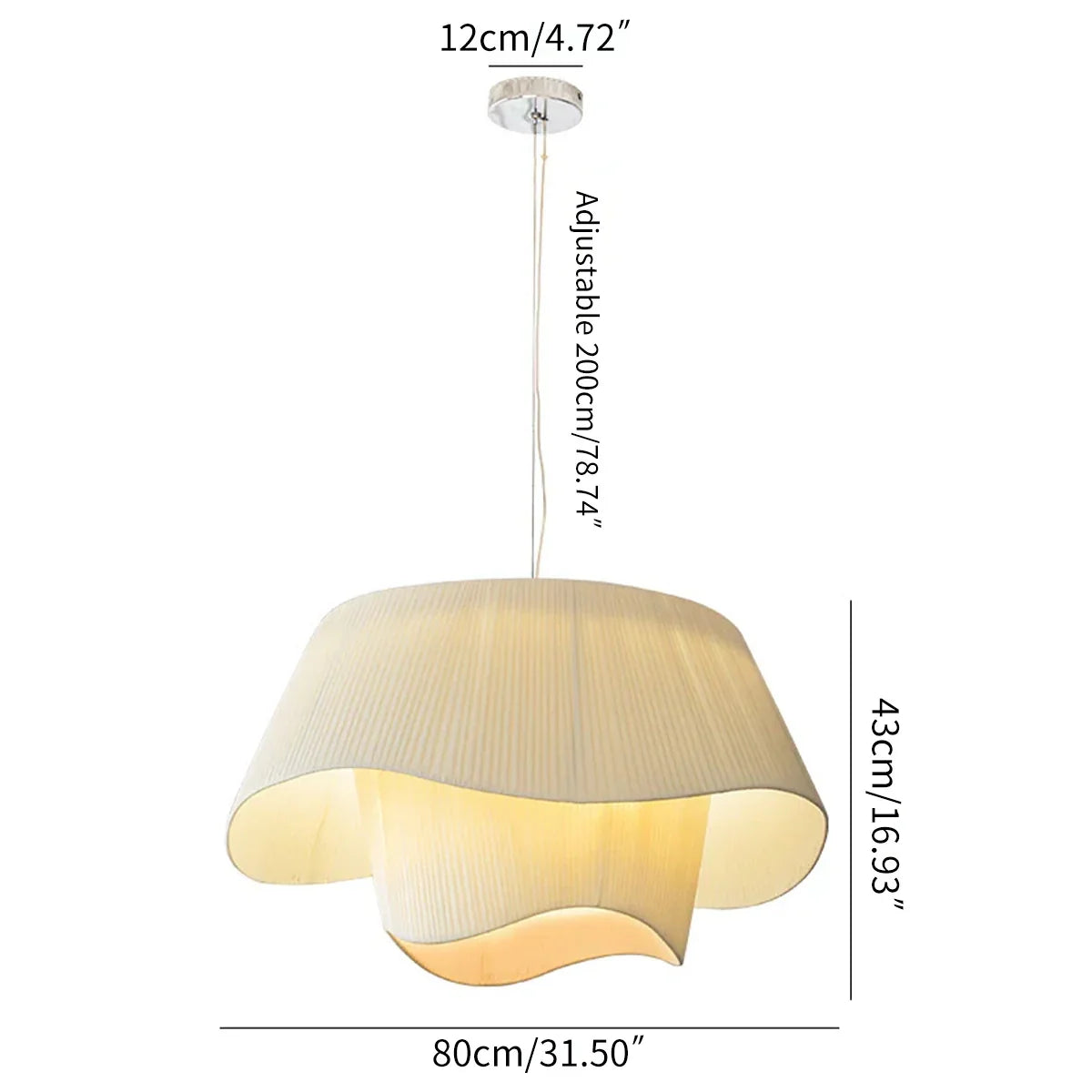 Pelduse Japandi Pendant Light
