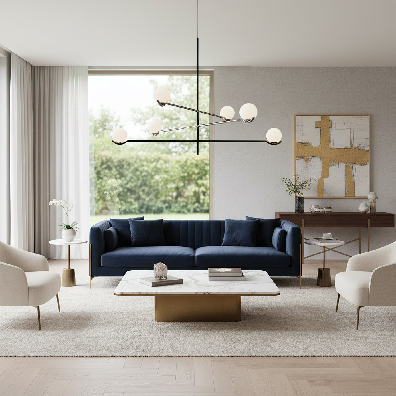 Lenyma Globe Pendant Light