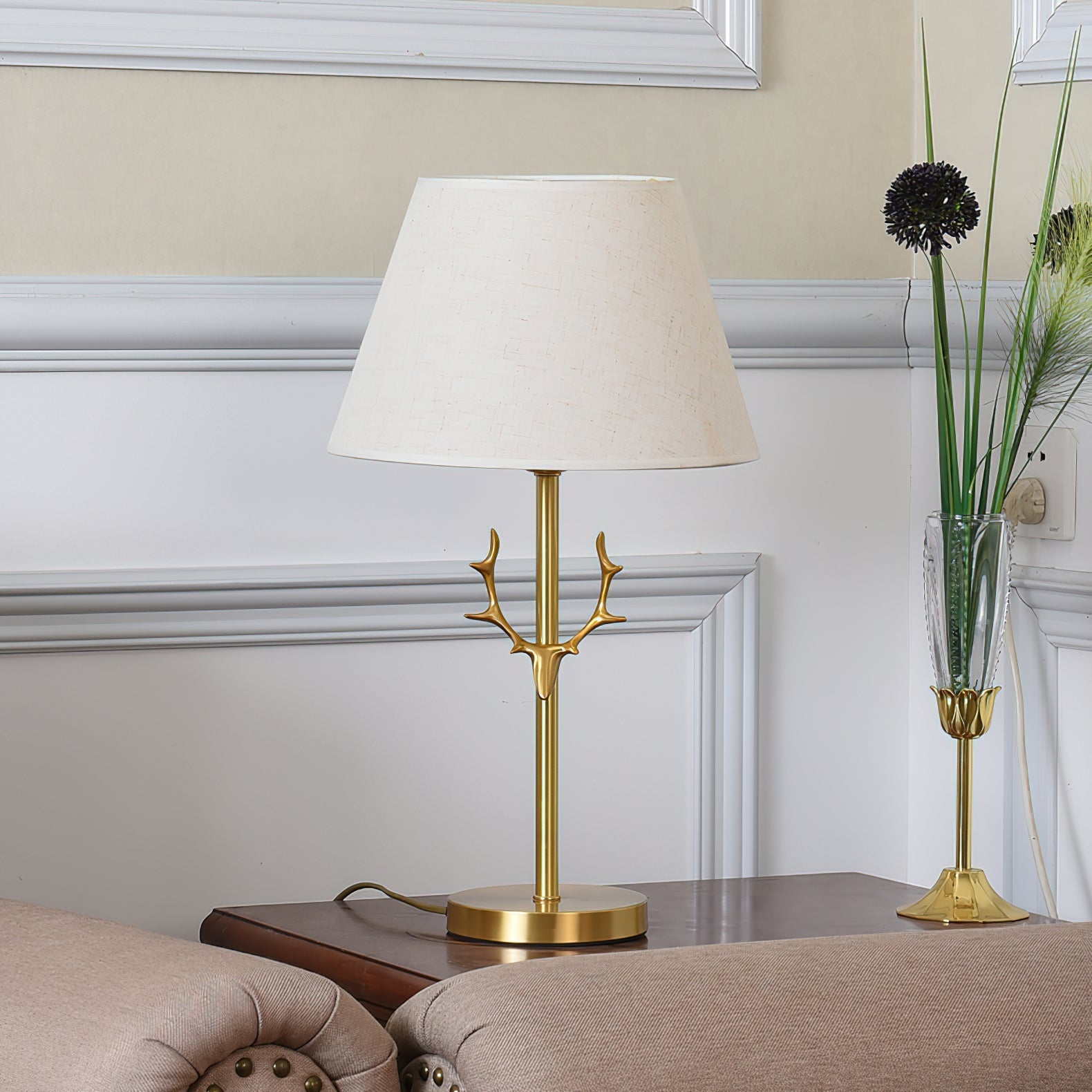 Darlo Stag Antler Table Lamp