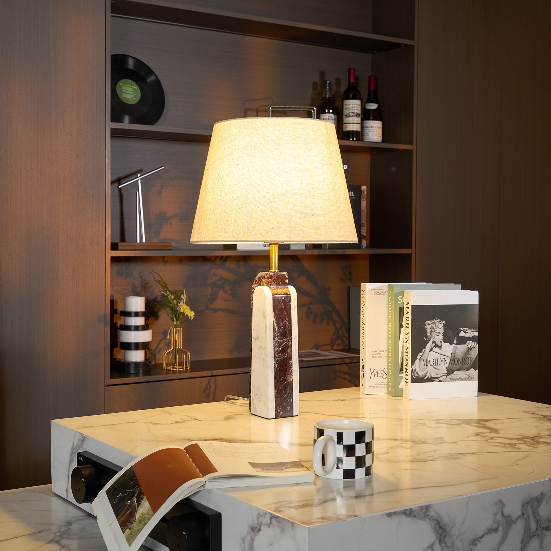 Melorese Marble Table Lamp
