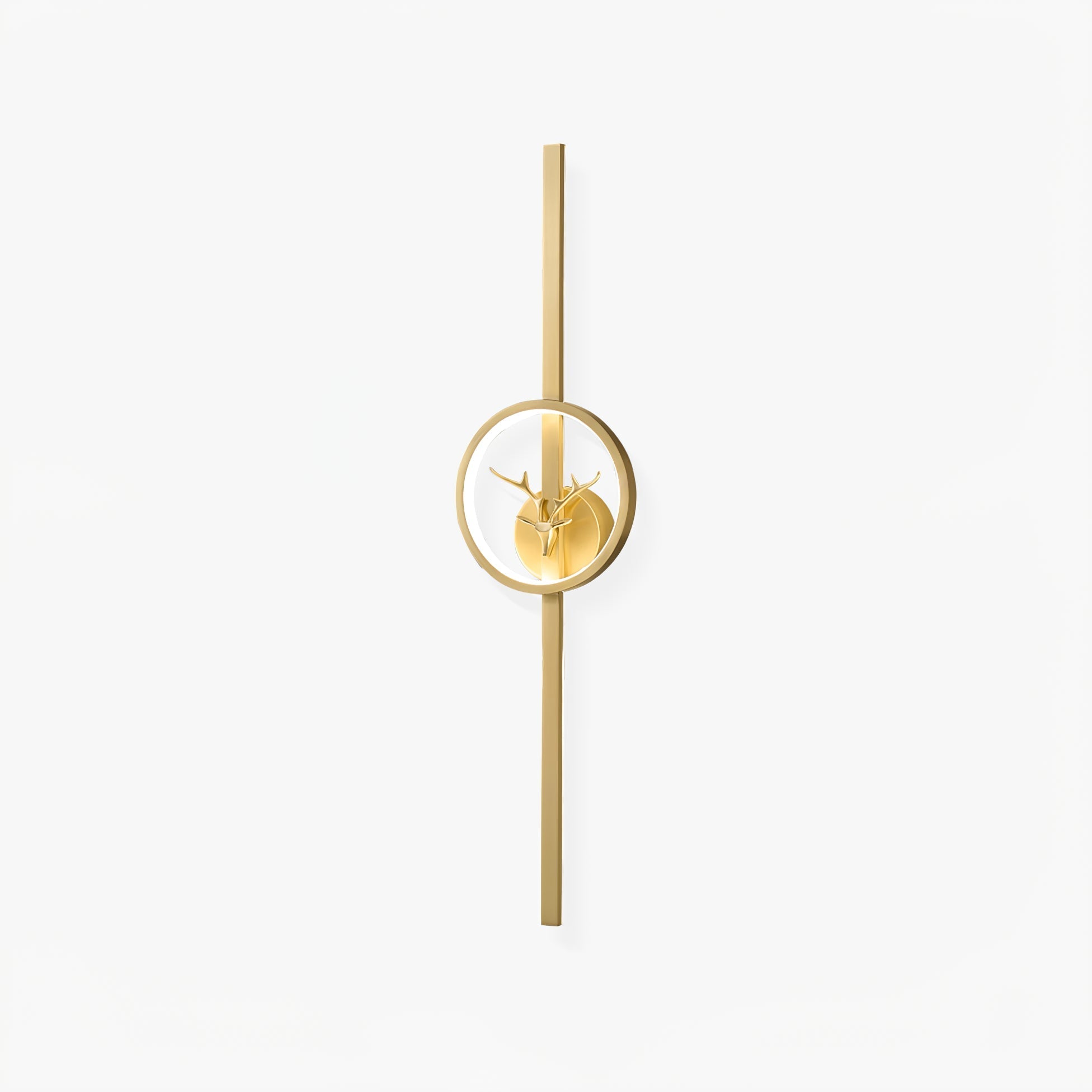 Brass Deer Design Wall Light
