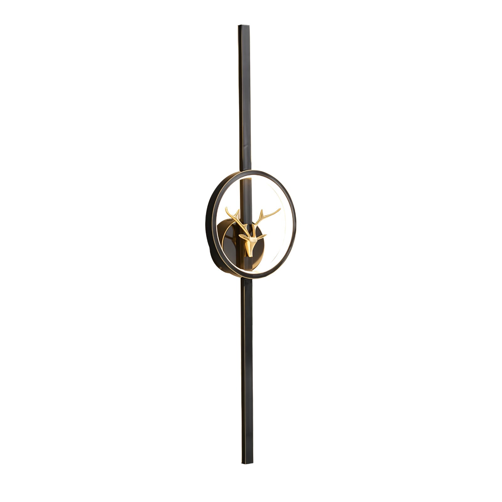 Brass Deer Design Wall Light