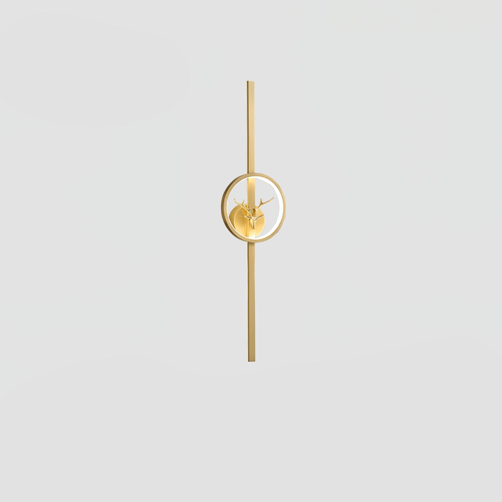 Brass Deer Design Wall Light