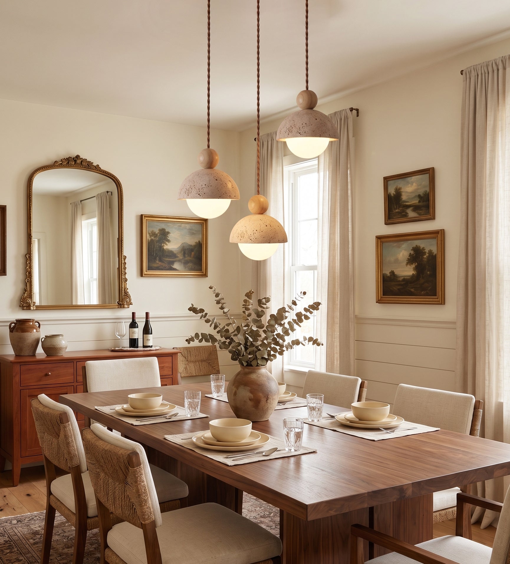Nordale Travertine Pendant Light