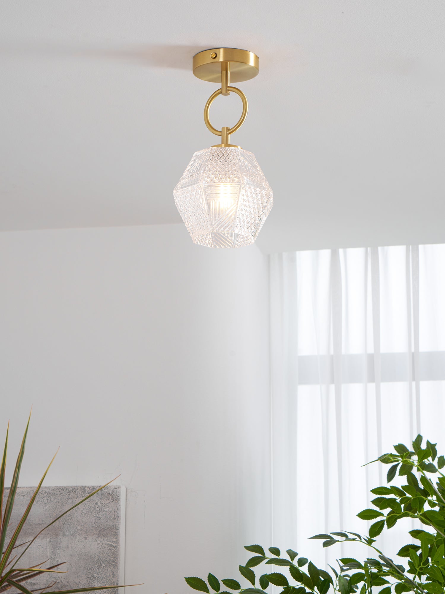 Rillton Art Deco Ceiling Light