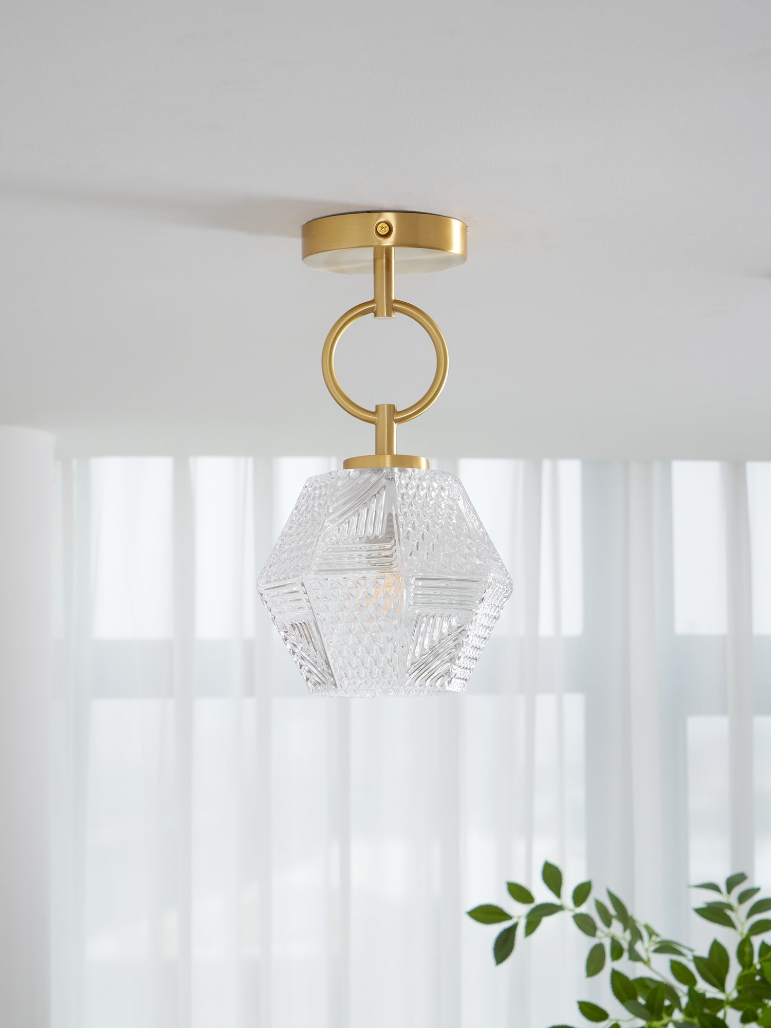 Rillton Art Deco Ceiling Light