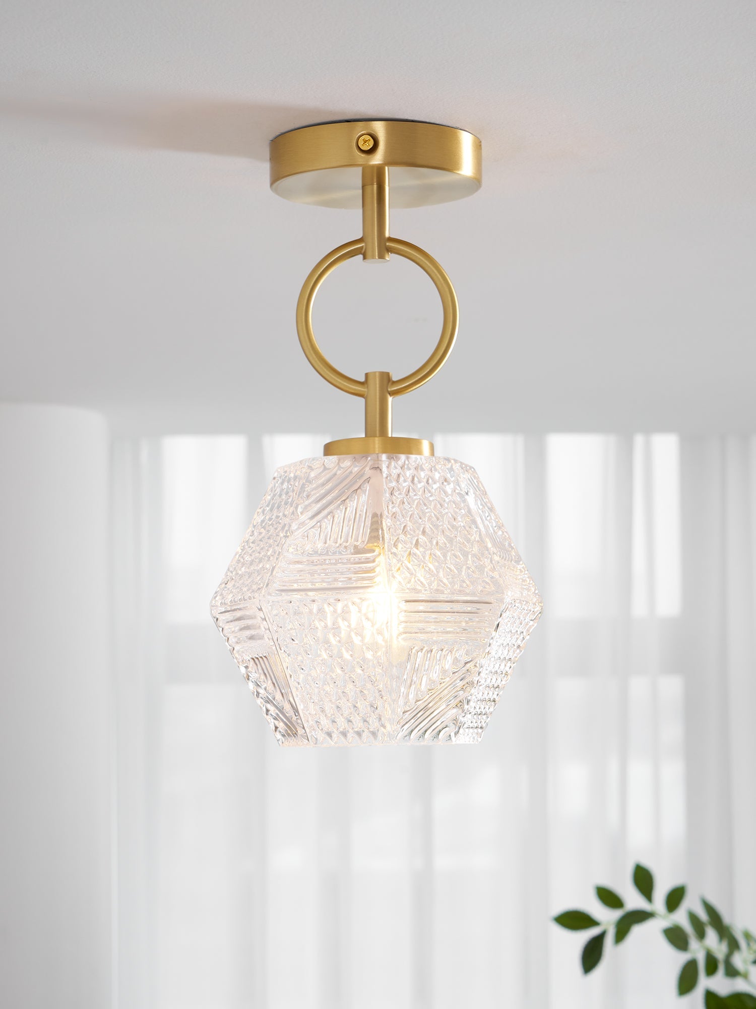Rillton Art Deco Ceiling Light