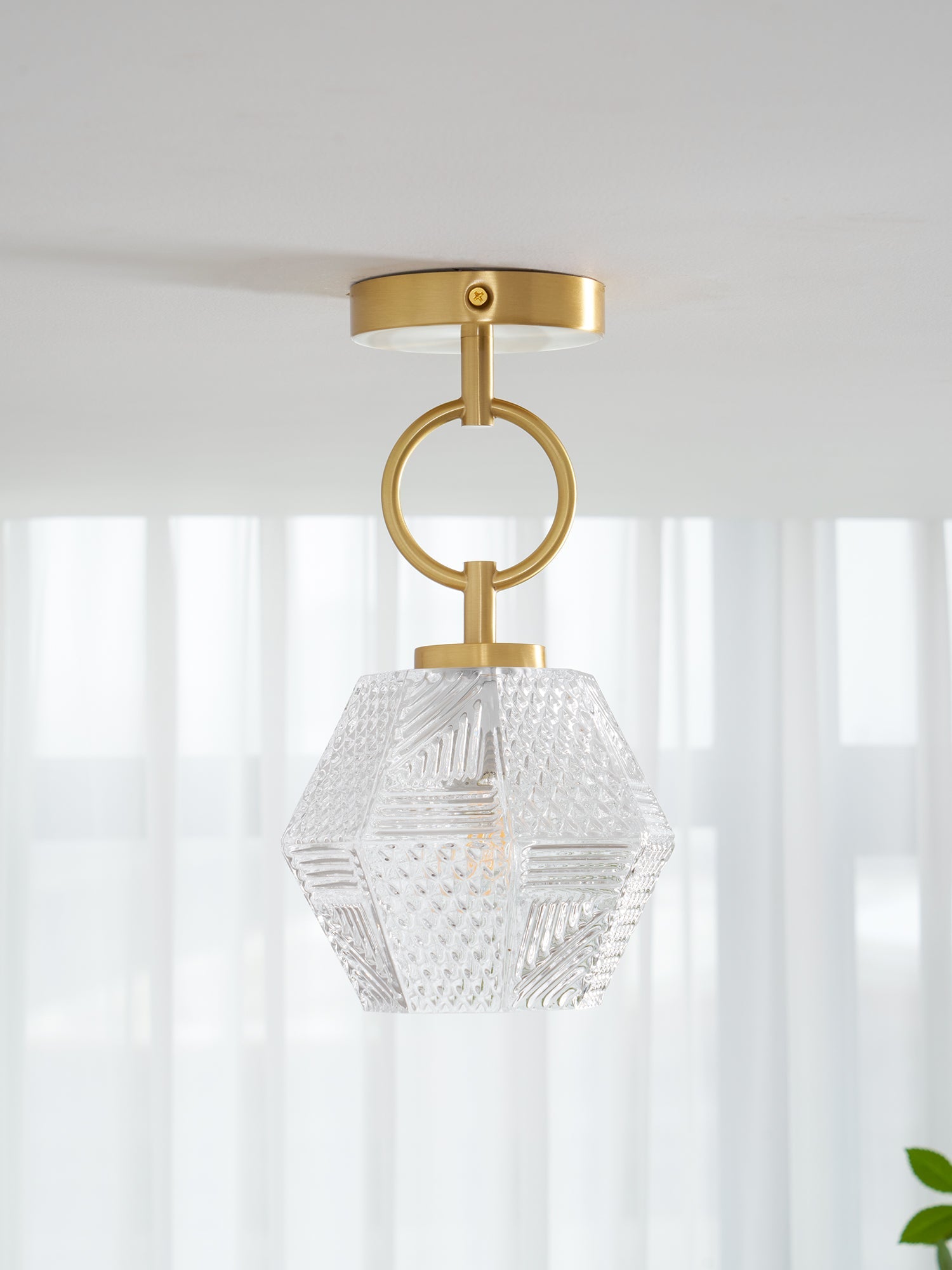 Rillton Art Deco Ceiling Light