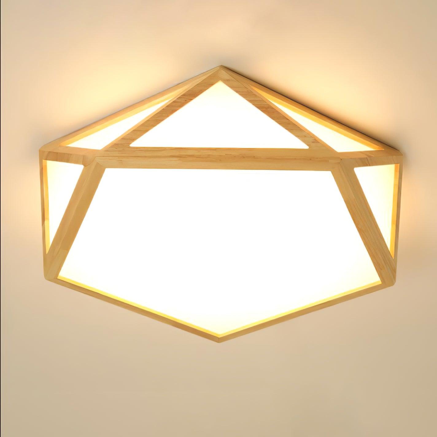 Dooles Wooden Ceiling Light