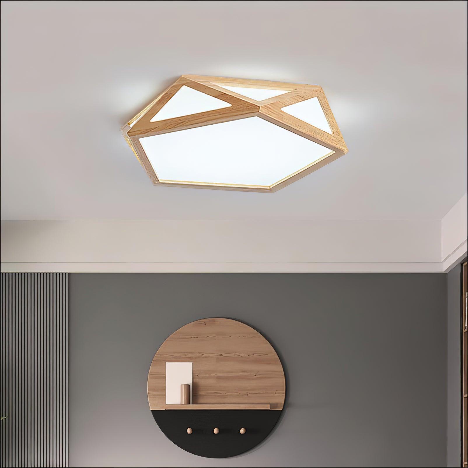 Dooles Wooden Ceiling Light