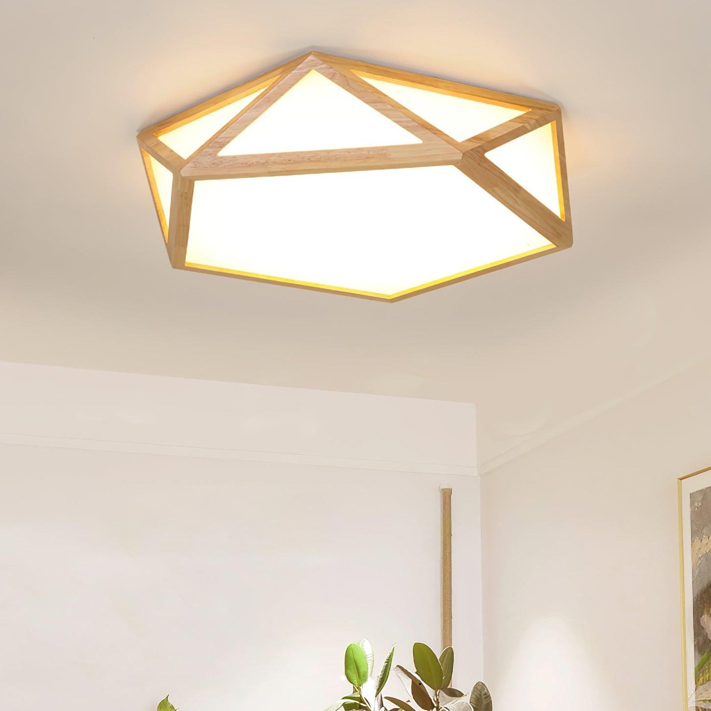 Dooles Wooden Ceiling Light