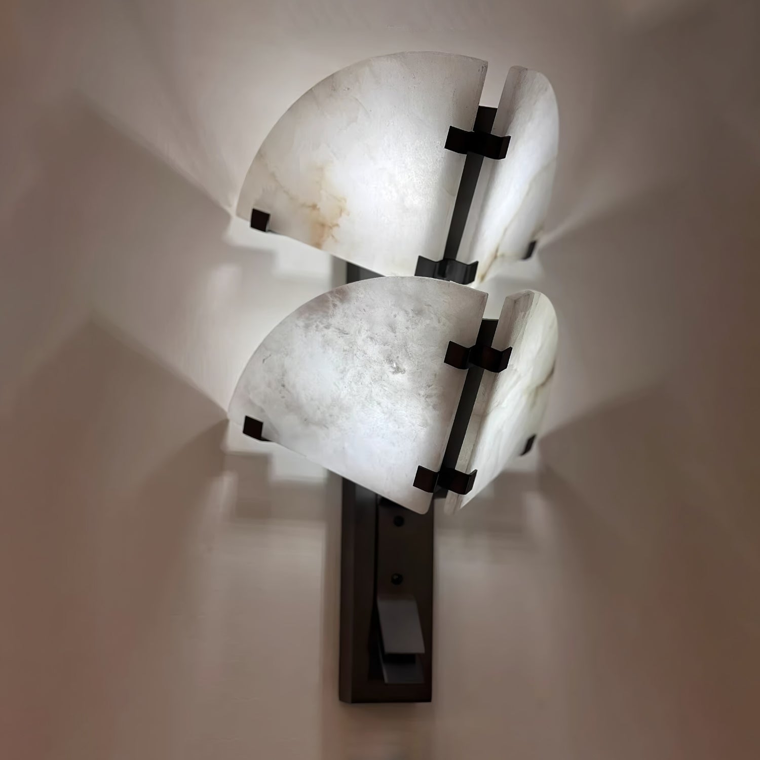 Domes Alabaster Wall Light