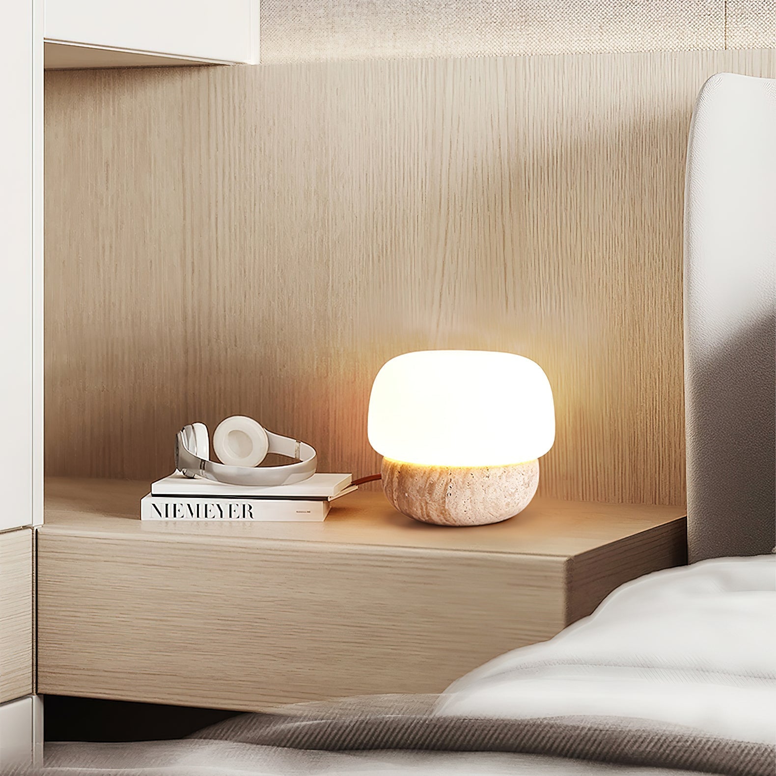 Dondus Travertine Table Lamp