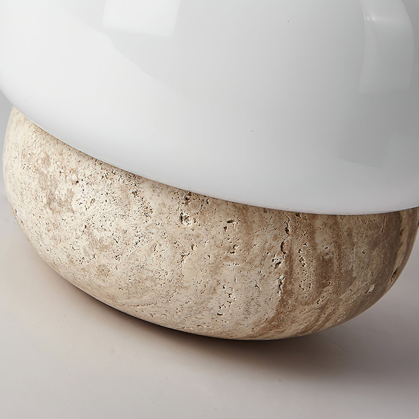 Dondus Travertine Table Lamp