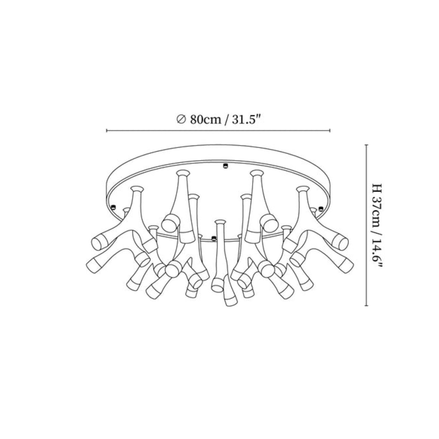 Tentazo Ceiling Light