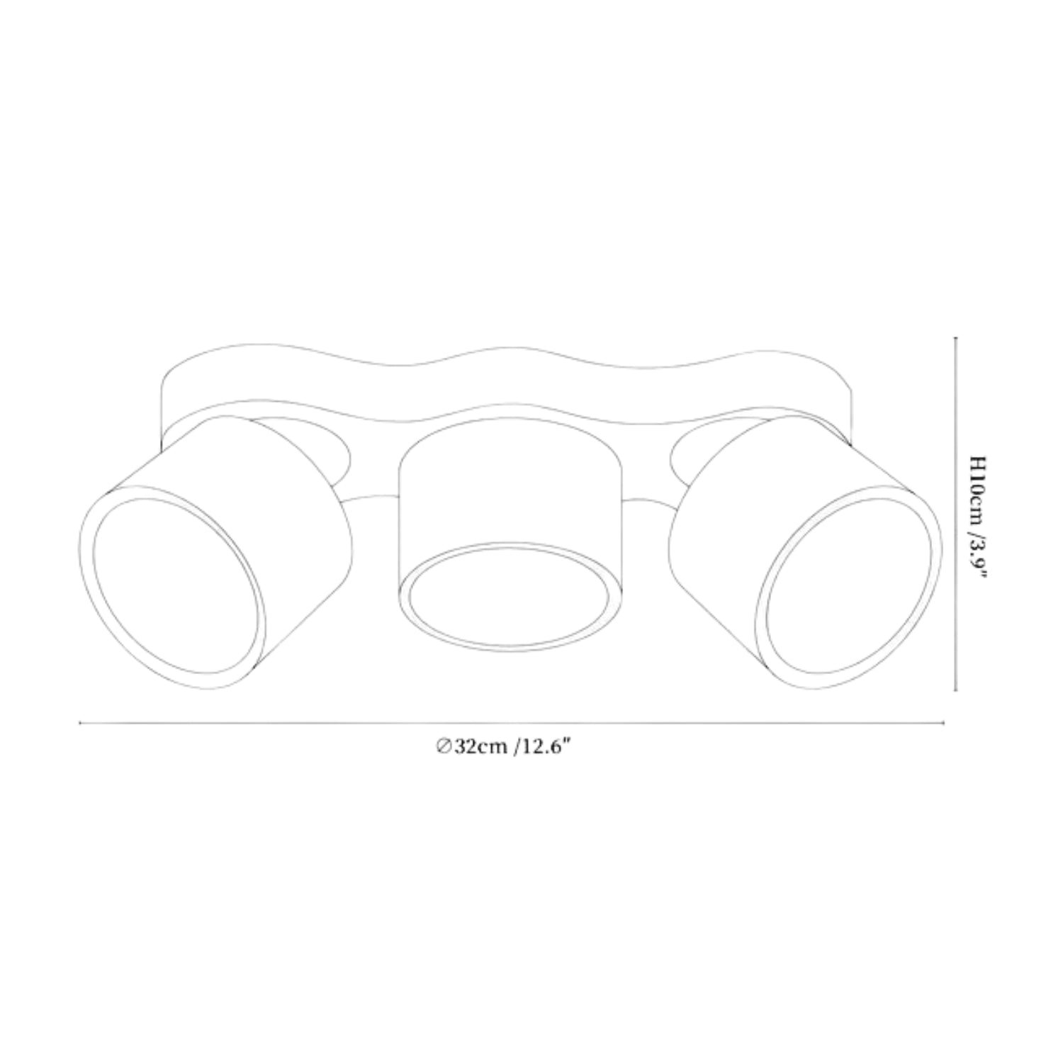Tricos Linear Ceiling Light
