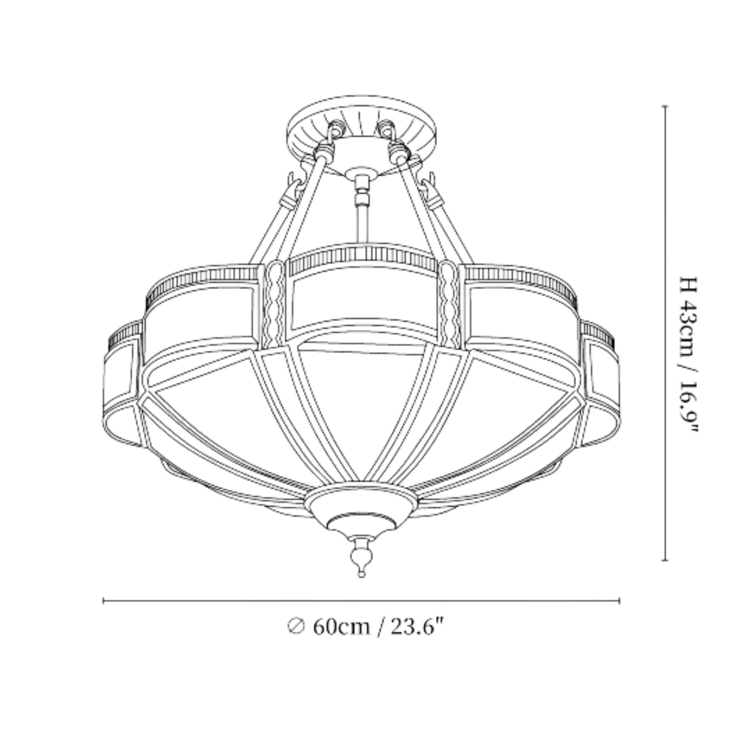 Bascenna Ceiling Light