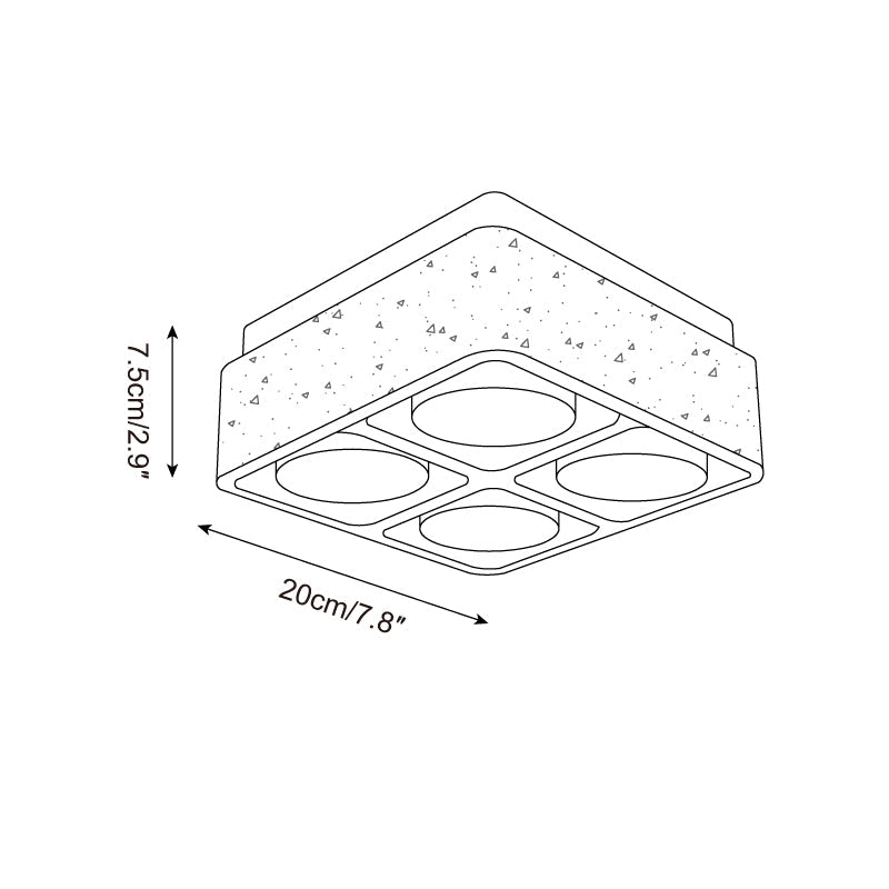 Dricovo Natural Stone Ceiling Light