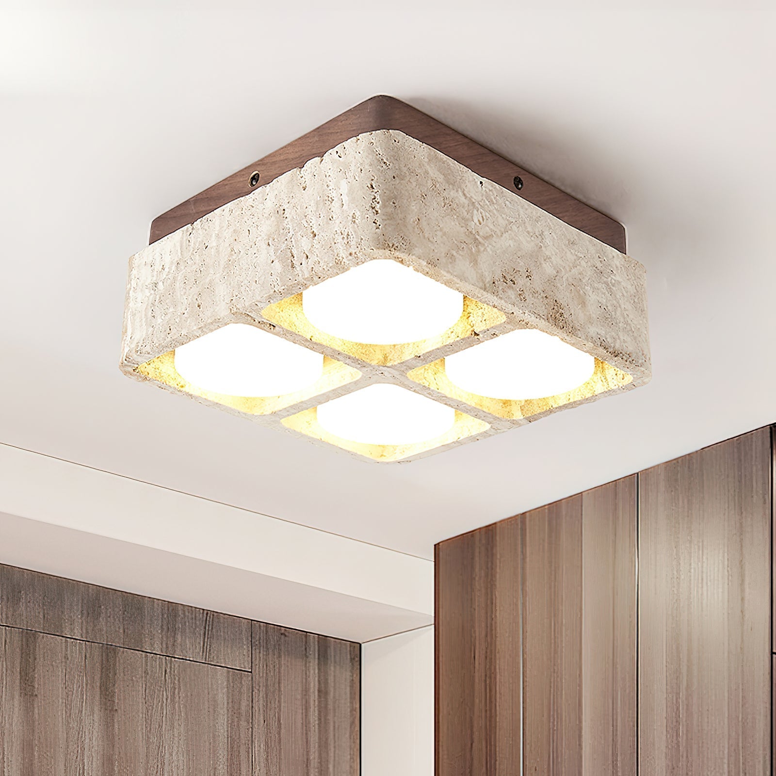 Dricovo Natural Stone Ceiling Light
