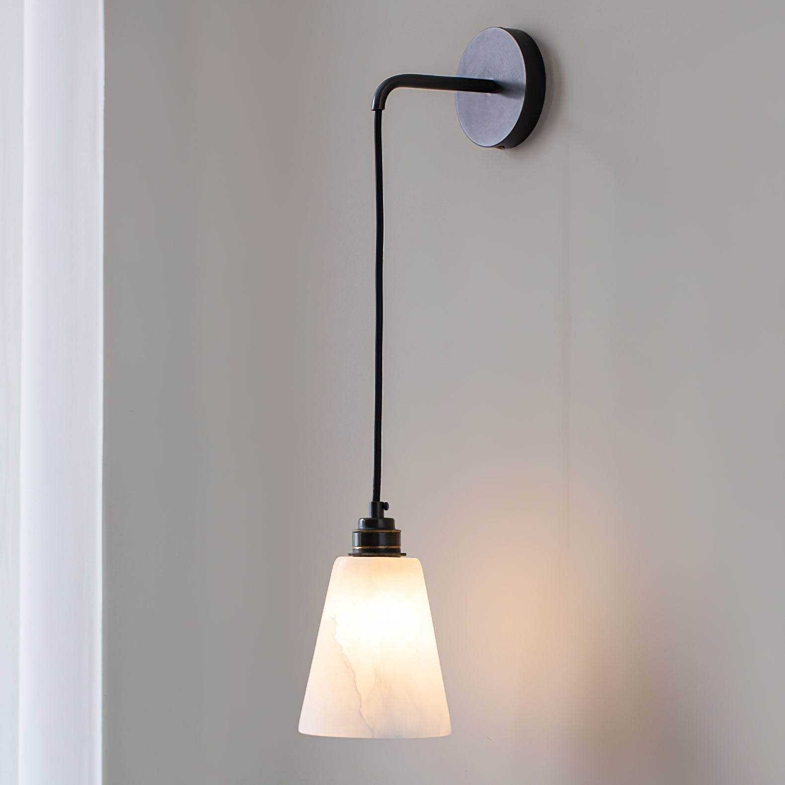 Cublen Pendant Alabaster Wall Light