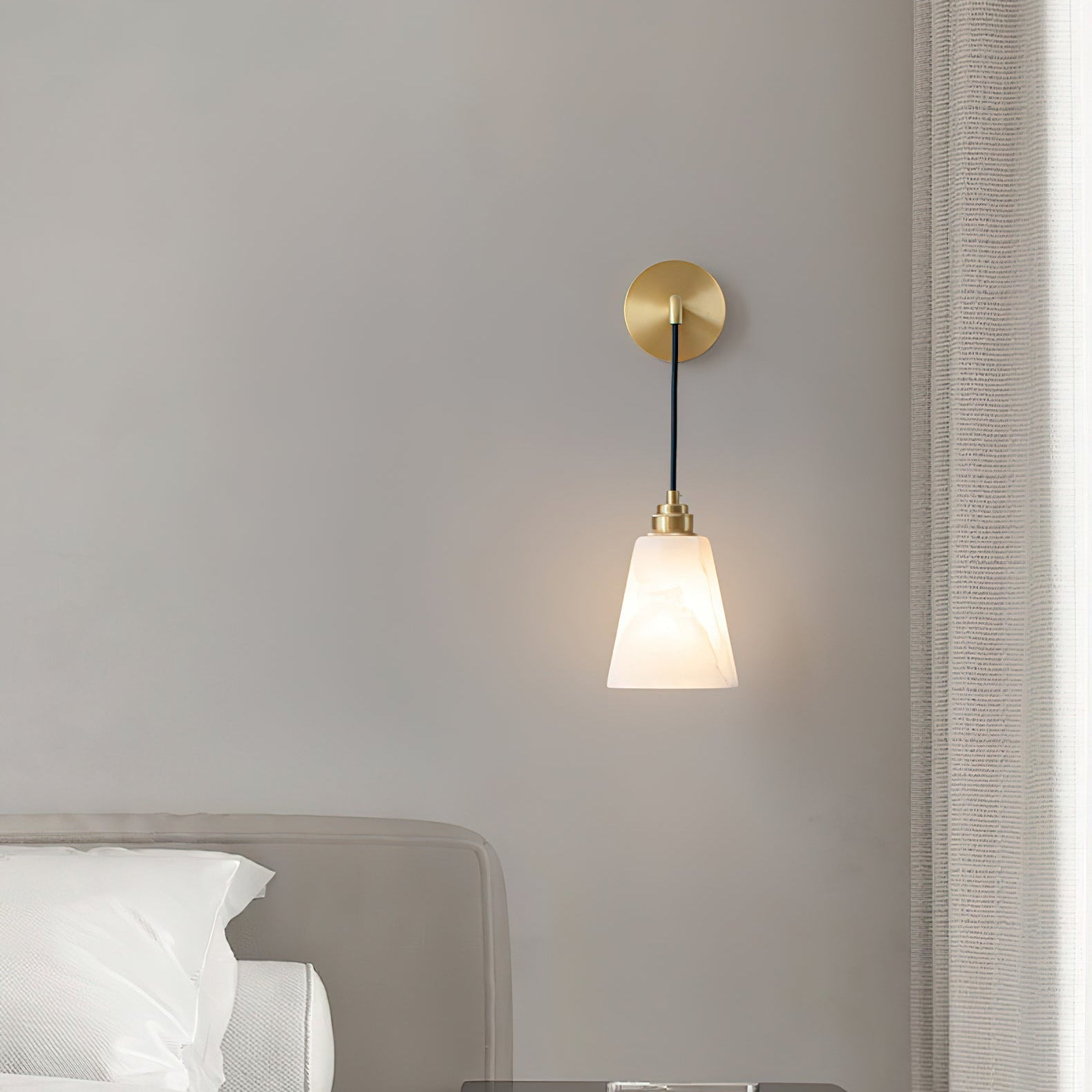 Cublen Pendant Alabaster Wall Light
