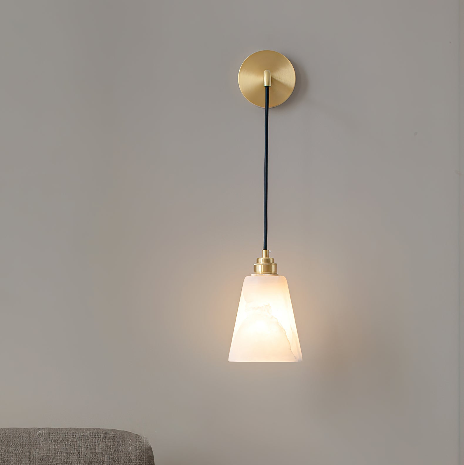 Cublen Pendant Alabaster Wall Light