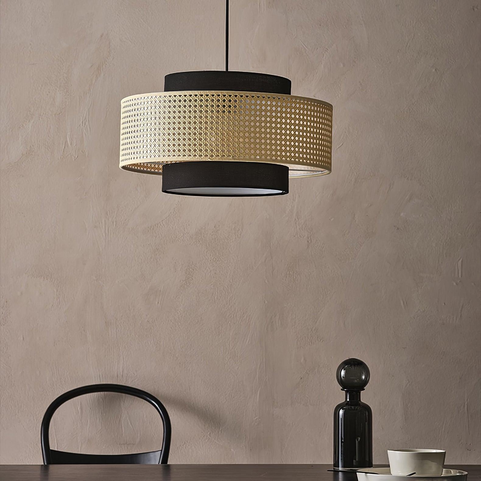 Delurso Japandi Style Pendant Light