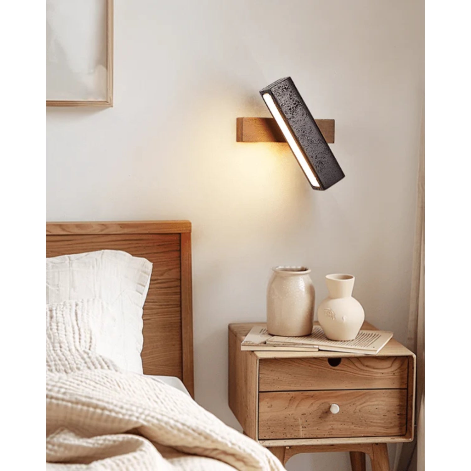 Malesa Natural Stone Wall Light