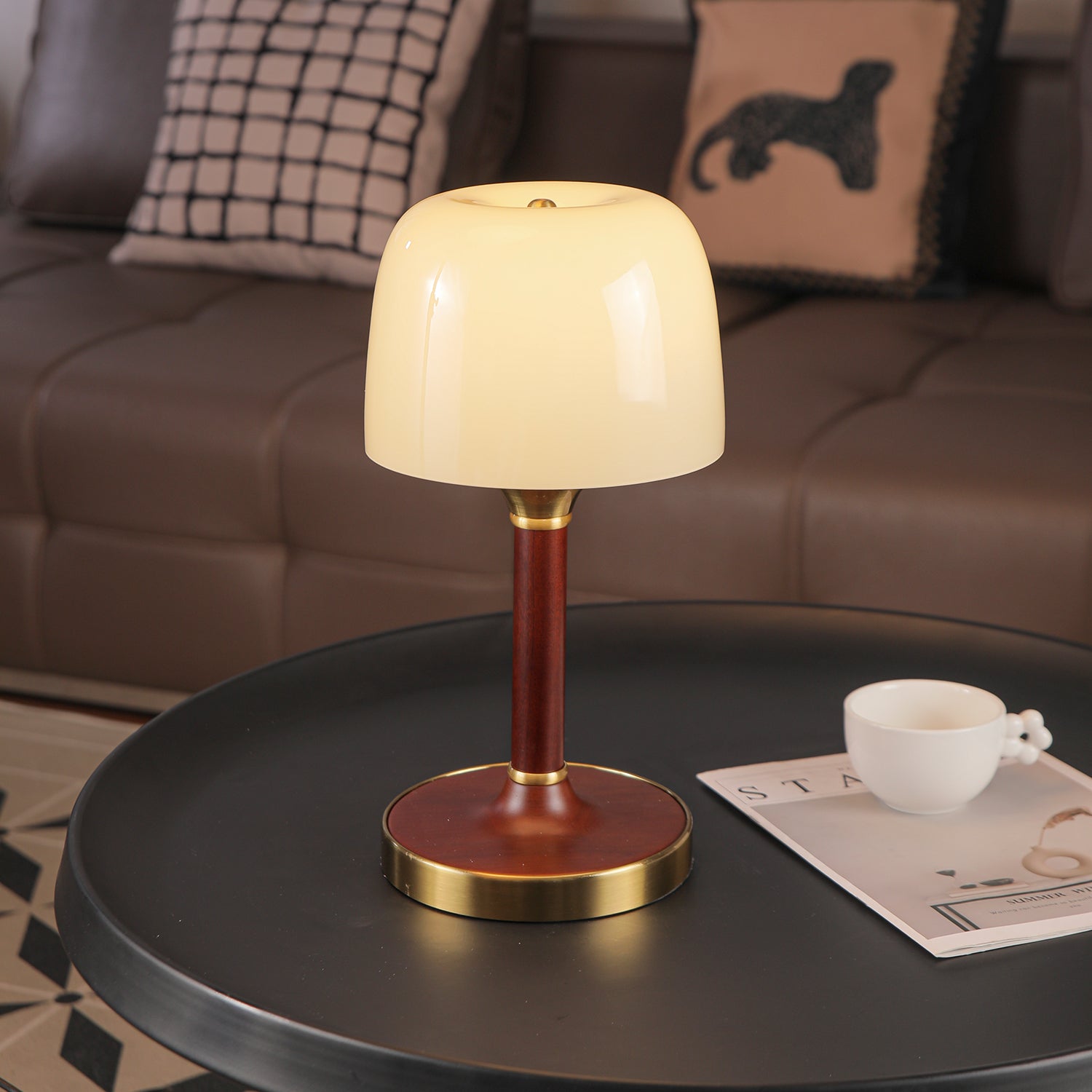 Aleto Wooden Table Lamp