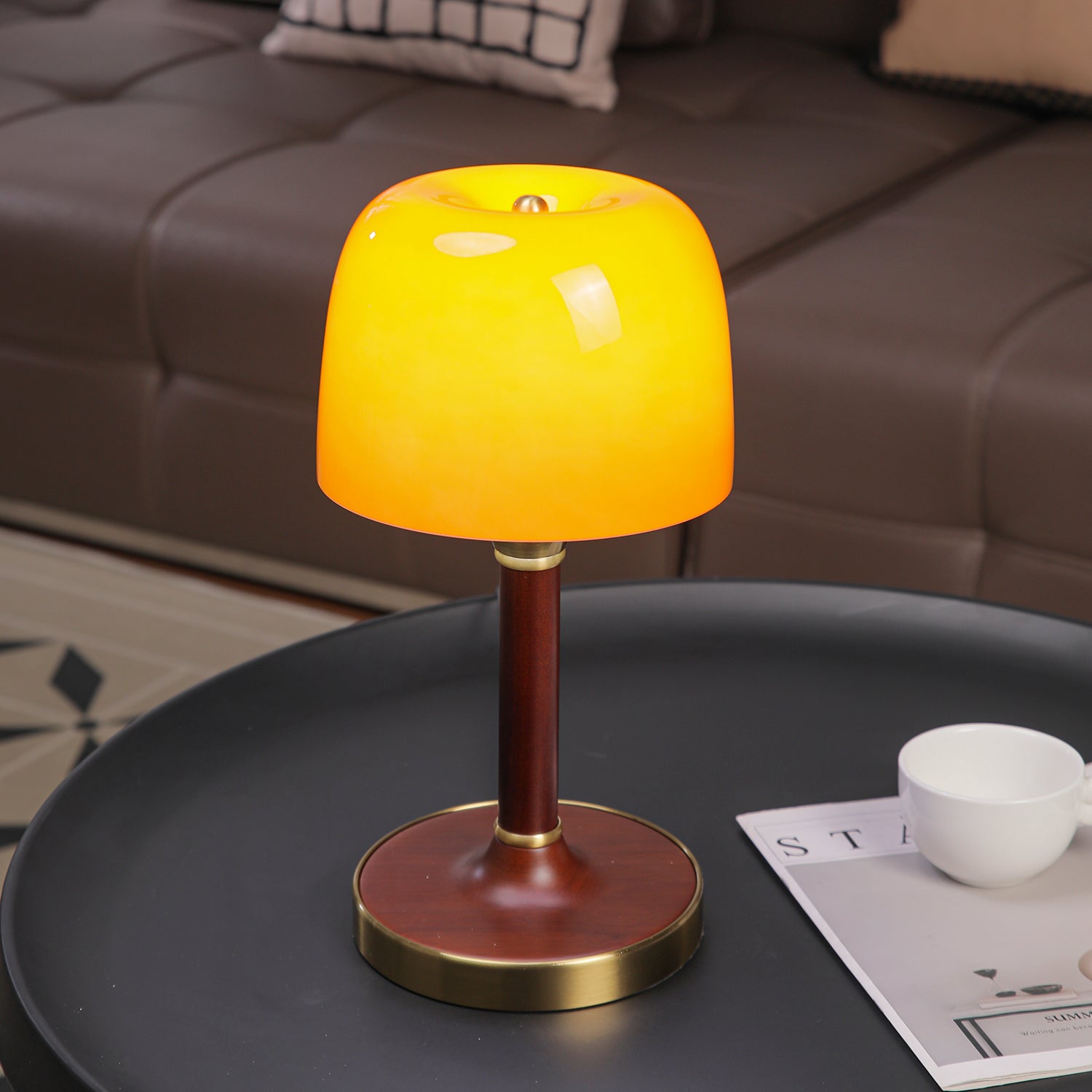 Aleto Wooden Table Lamp