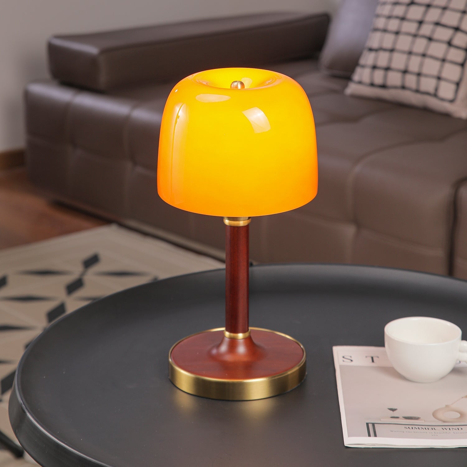 Aleto Wooden Table Lamp