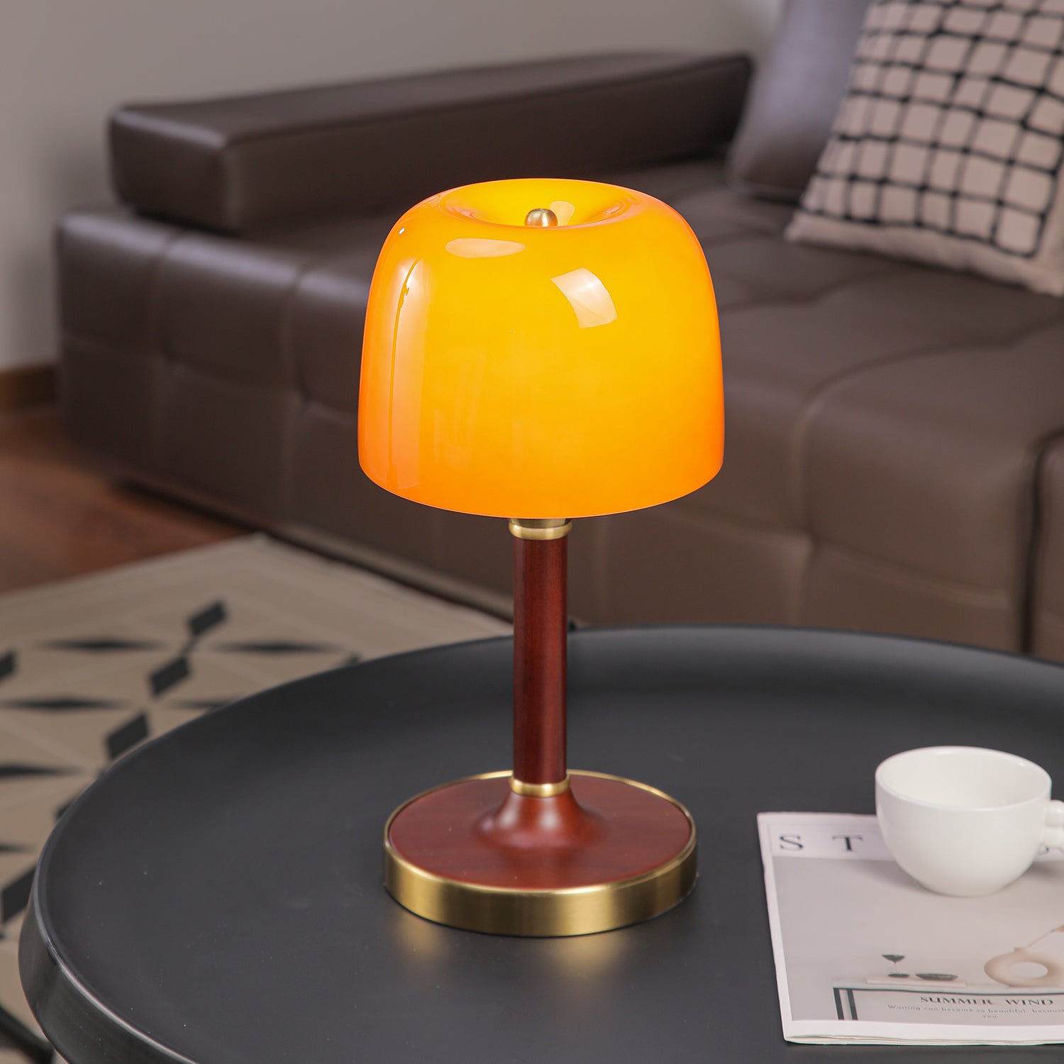 Aleto Wooden Table Lamp