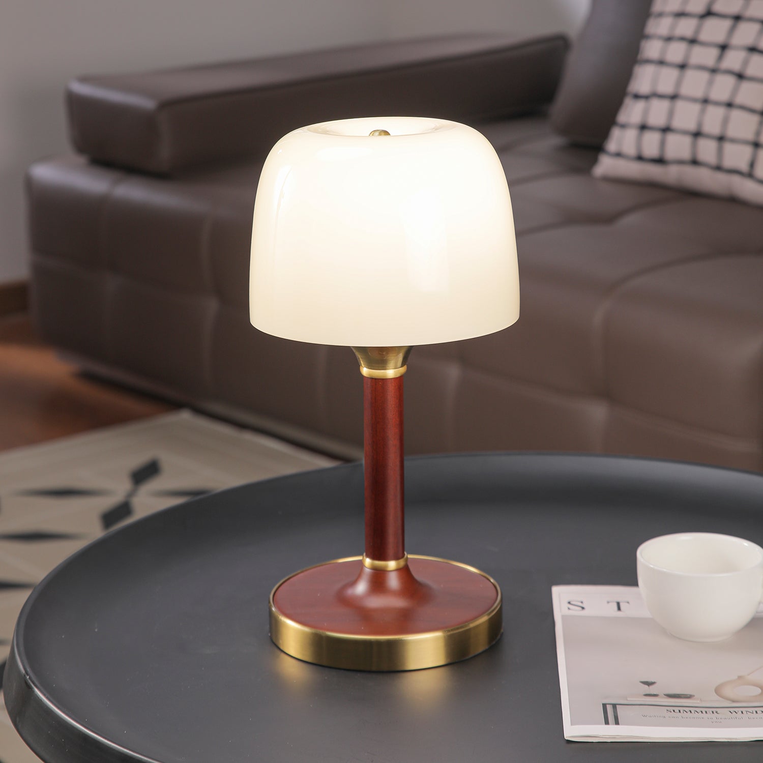 Aleto Wooden Table Lamp