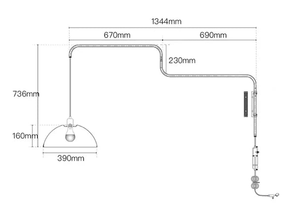 Erlevio Wall Light