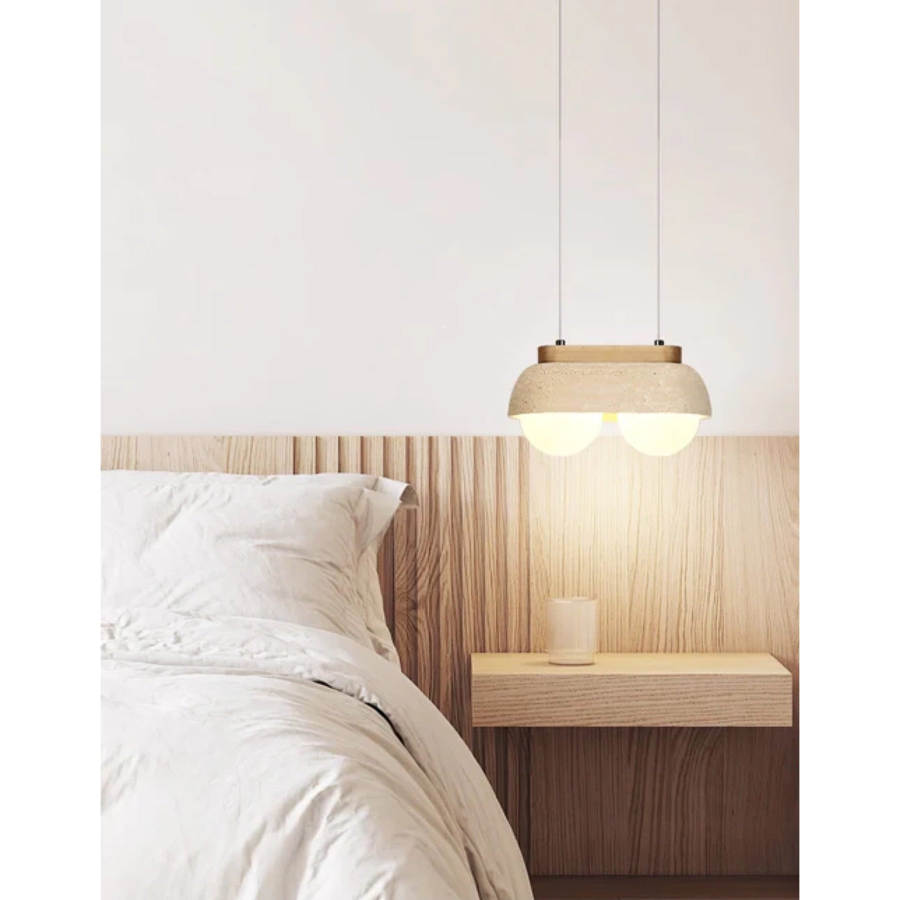 Ewosyn Natural Stone Pendant Light