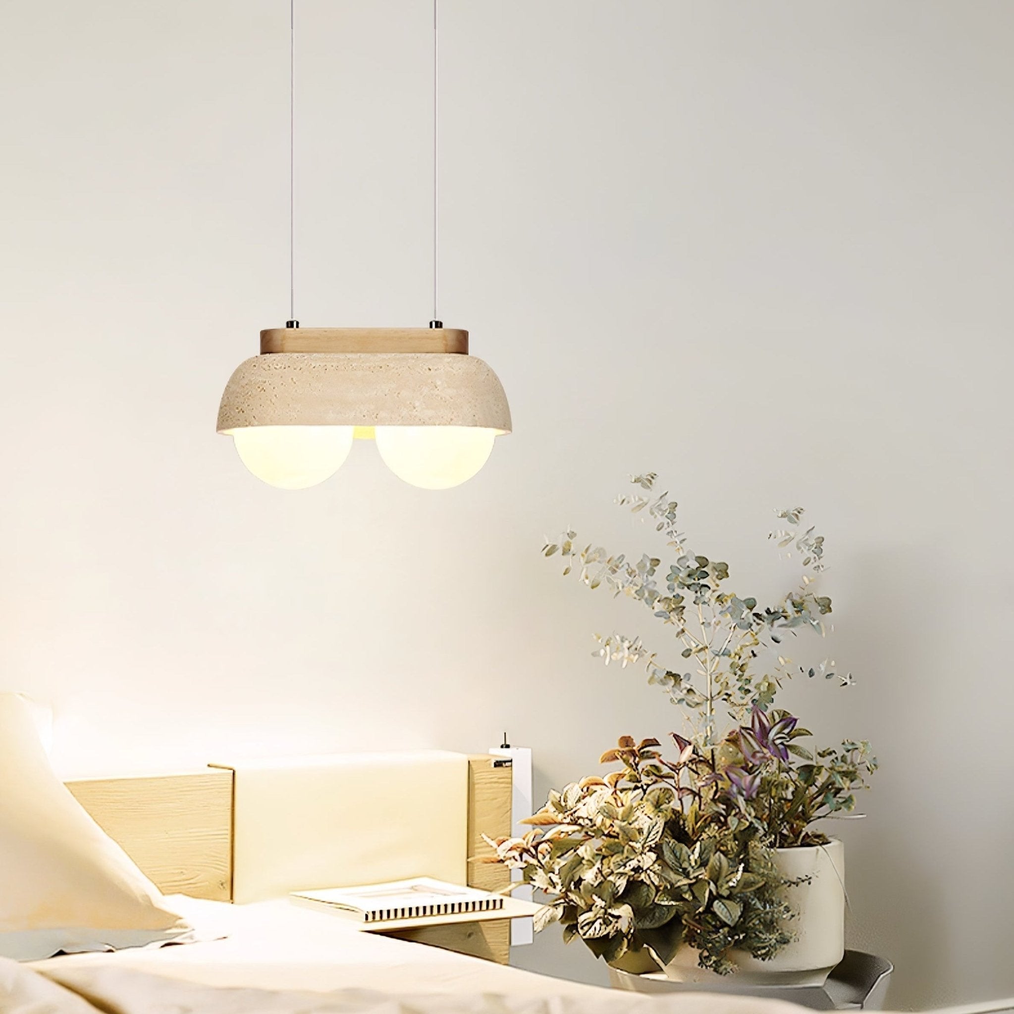Ewosyn Natural Stone Pendant Light
