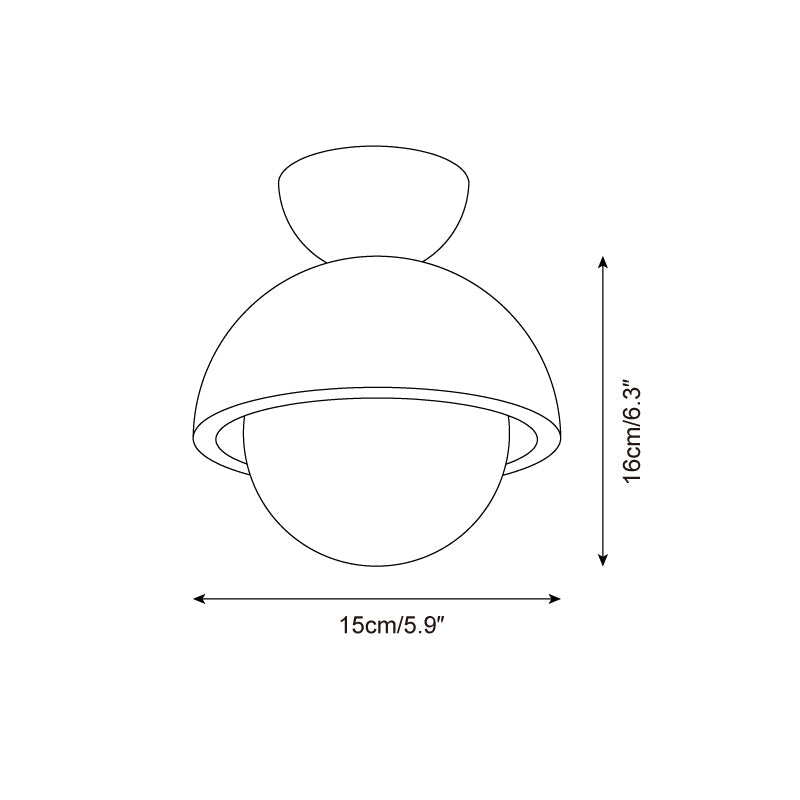 Maspo Natural Stone Ceiling Light