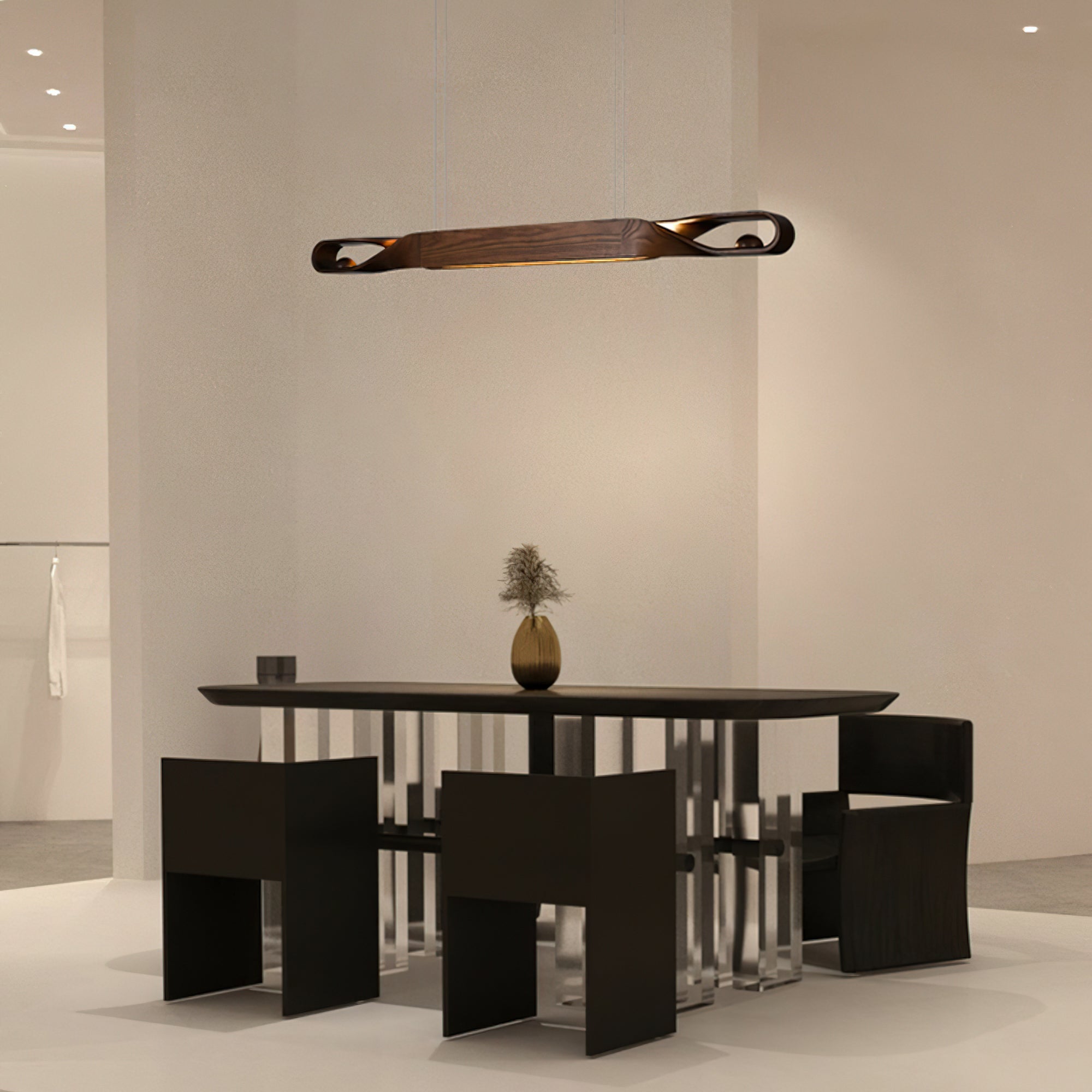 Elowis Wooden Pendant Light