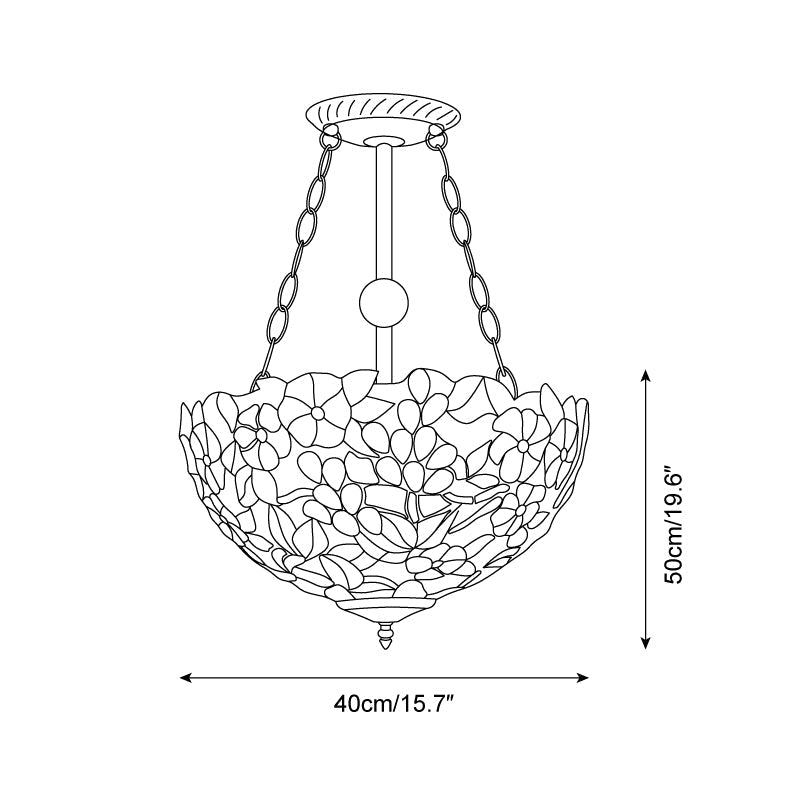 Lentysa Tiffany Ceiling Light