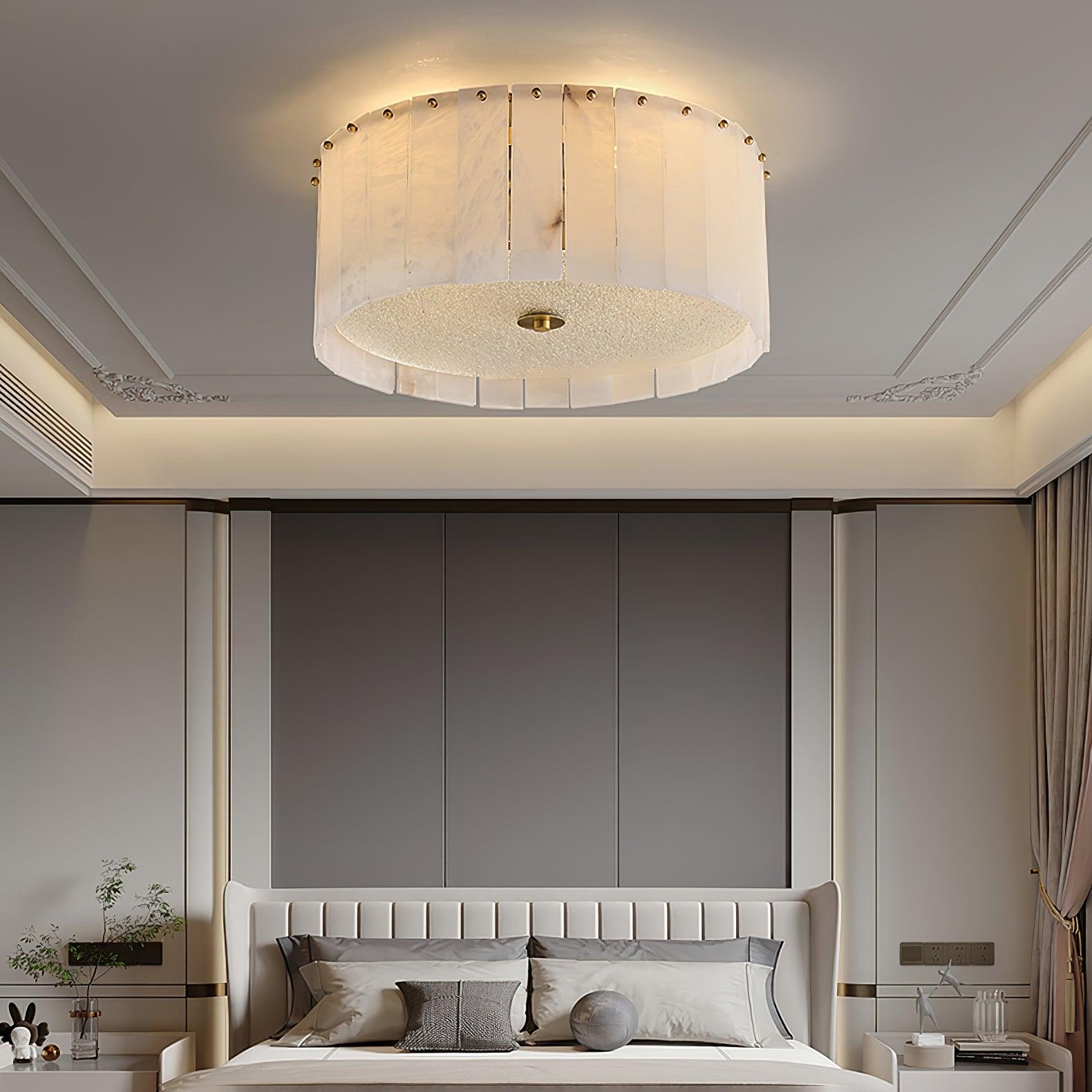 Elysia Alabaster Ceiling Light
