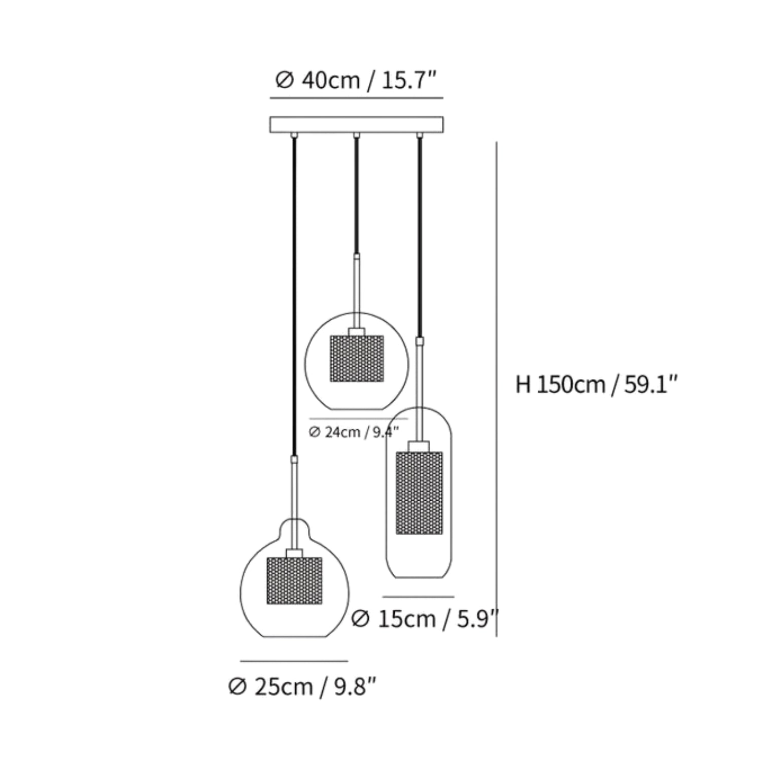 Chevoce Pendant Light