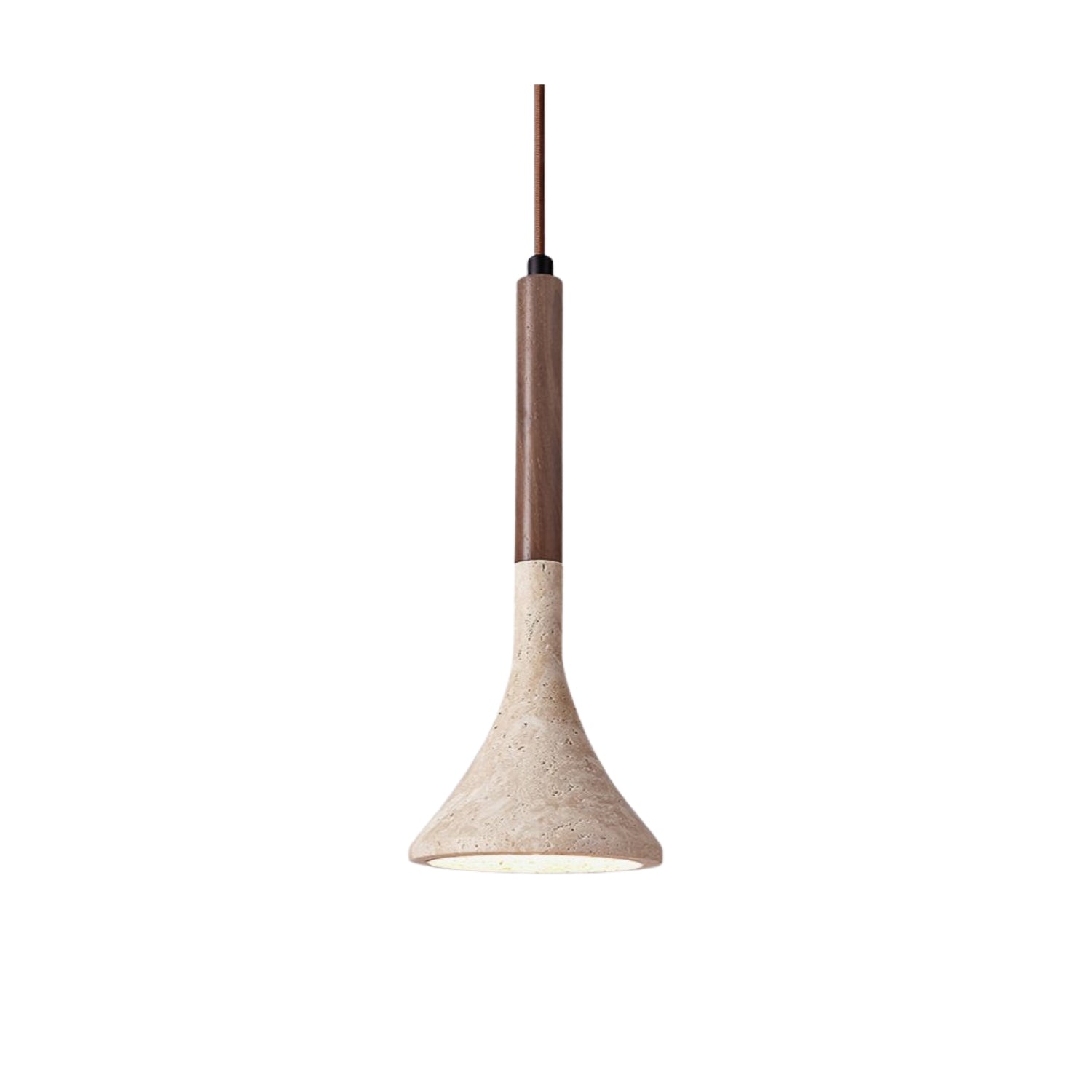 Lebomis Travertine Pendant Light