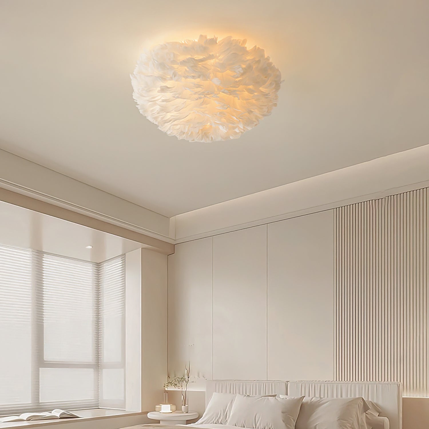 Feather Design Ceiling Light