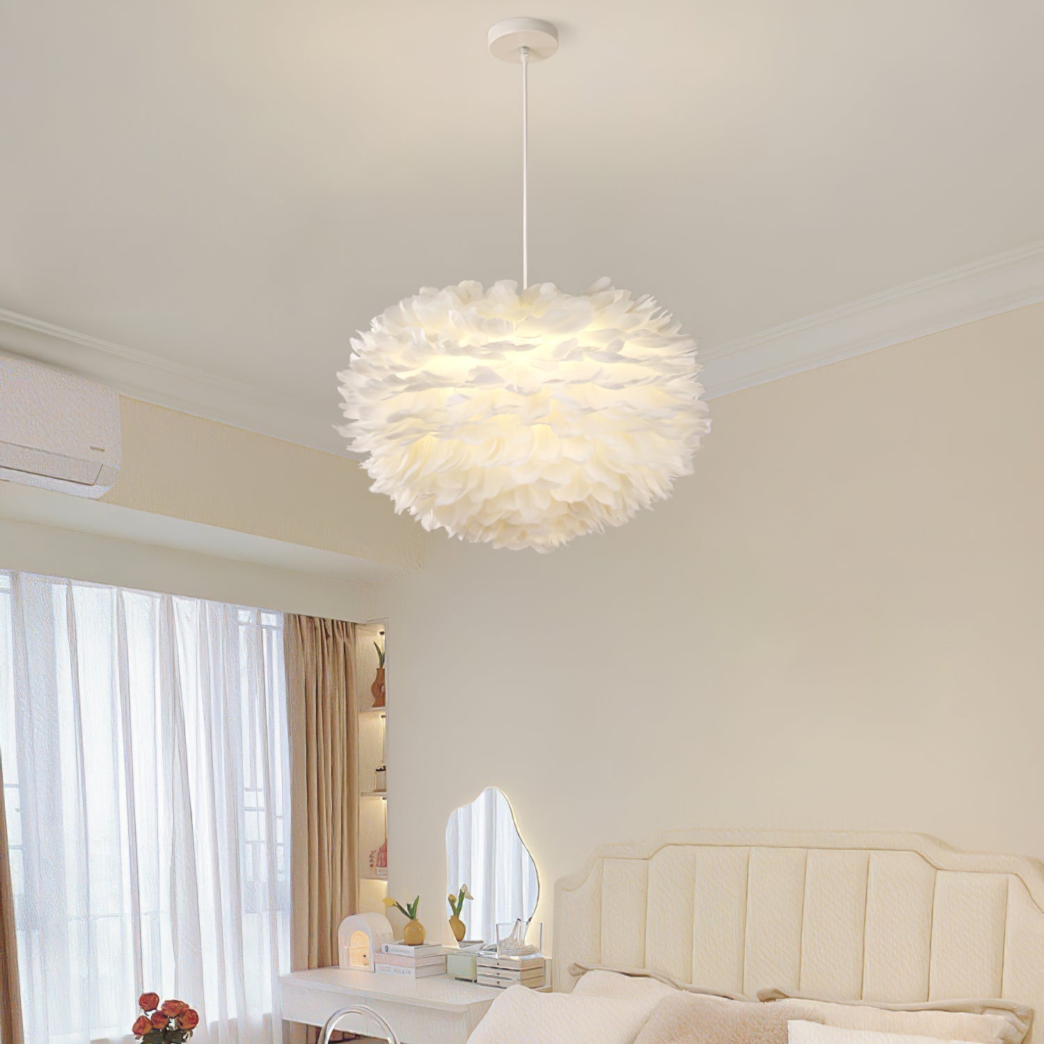 Lumara Feather Pendant Light