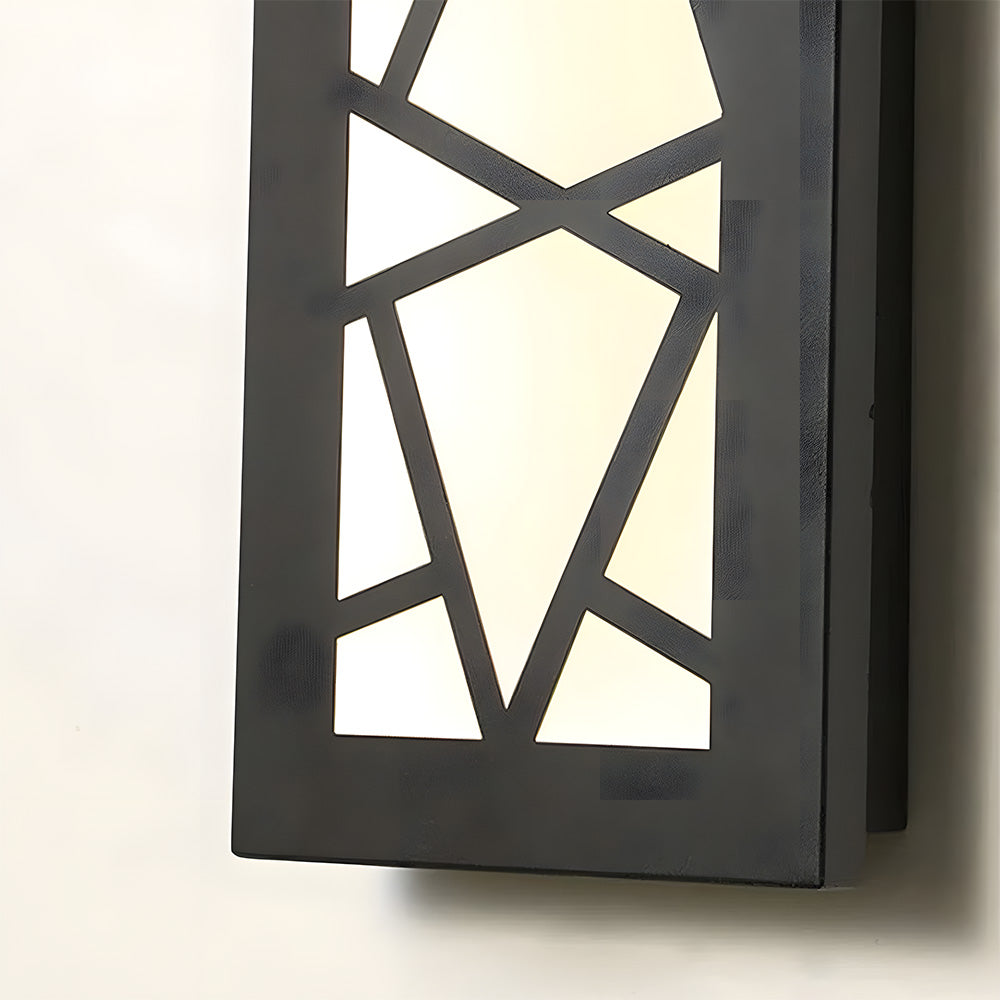 Blockshape Wall Light For Outside
